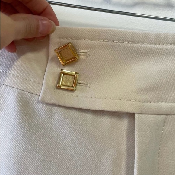 Zara Cream Pleated Trousers High Waist XS - Picture 7 of 14